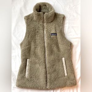 PATAGONIA grey/tan Los Gatos vest women’s size M